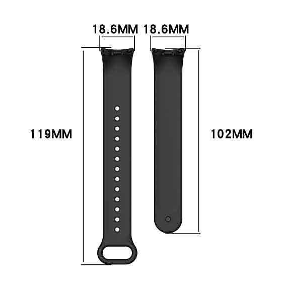 Ремінець для Xiaomi Mi Band 8 та Mi Band 9 силіконовий змінний браслет для фітнес трекера Xiaomi Mi Band (жовтий) Миколаїв