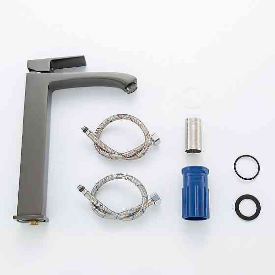 Смеситель для умывальника высокий FRAP F1076-29, графит Киев