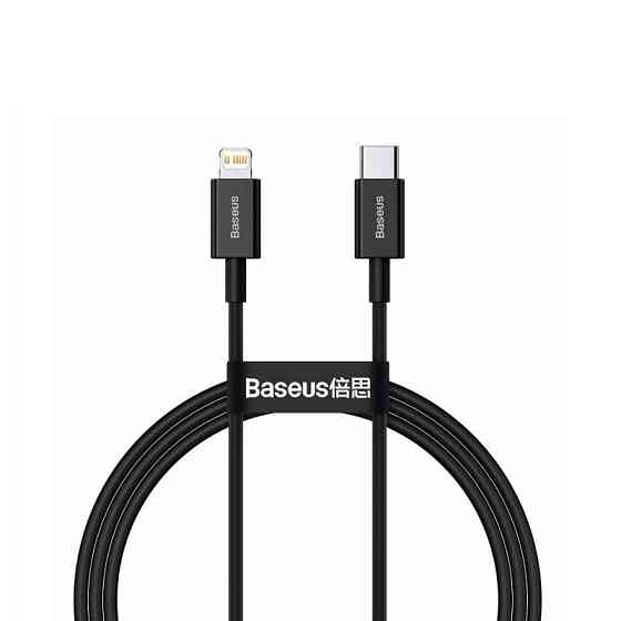Кабель Baseus Superior Series Type-C to IP PD 20W 1m Black Київ