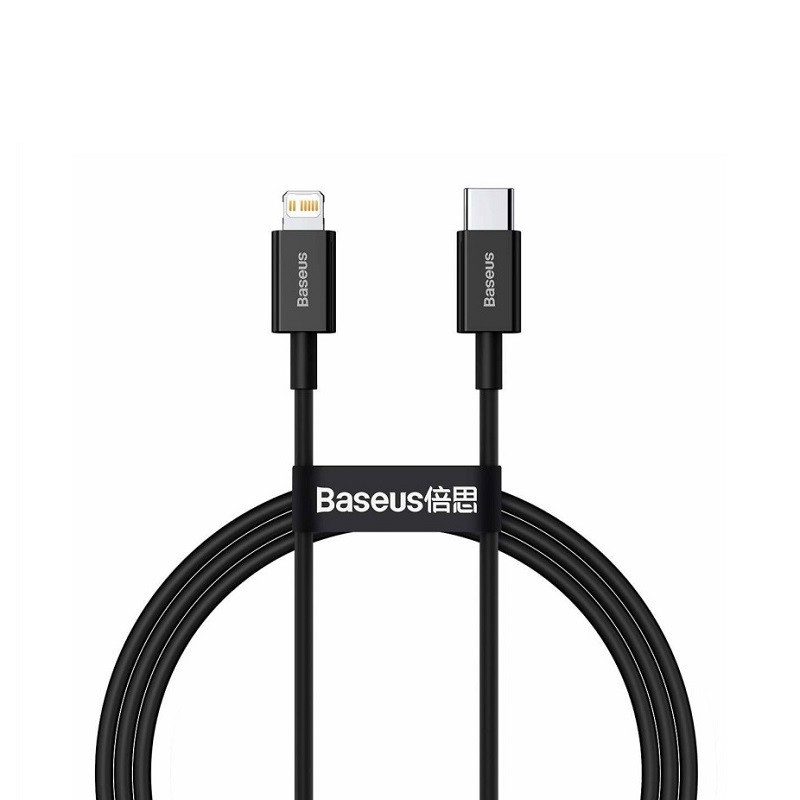 Кабель Baseus Superior Series Type-C to IP PD 20W 1m Black Київ - фото 2