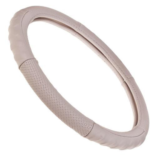 Чохол на кермо B 317 BG M бежевий, перфорована шкіра, БО Харків - фото 5