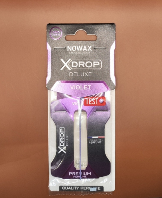 Ароматизатор в машину Novax з капсулою X Drop Deluxe - Viloet Смела - изображение 1