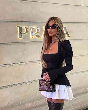 Женское базовое мини платье с квадратным вырезом крепдайвинг + коттон Одесса