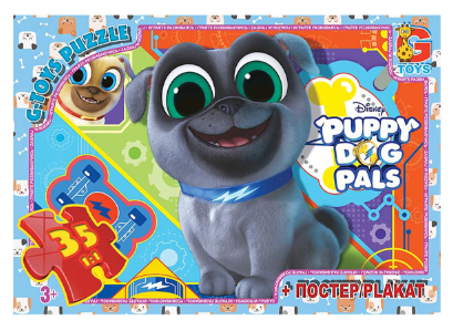 Пазли ТМ "G-Toys" із серії "Веселі мопси" (Puppy Dog Pals), 35 ел., шт Київ - фото 1