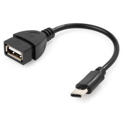 Дата кабель OTG USB 2.0 AF to Type-C Vinga (VCPDCOTGTCBK) Винница - изображение 3