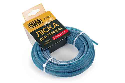 Ліска для тримера 3,0мм пила армована 15м СИЛА Київ