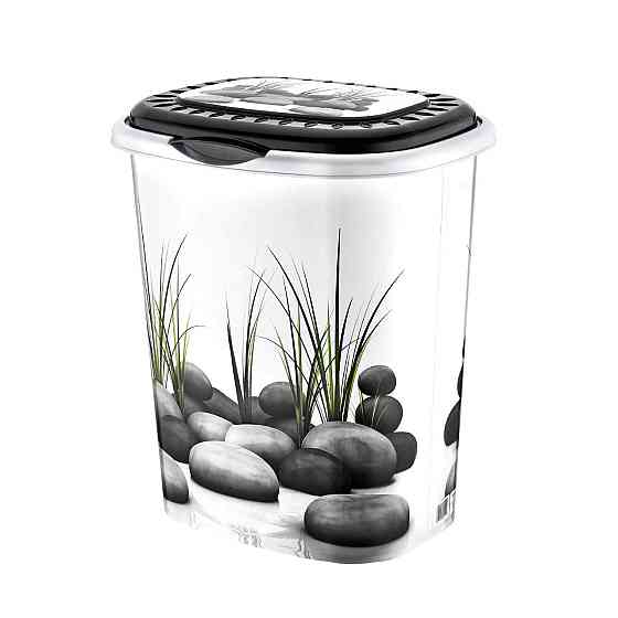 Кошик для білизни з малюнком Білий Мармур Харків