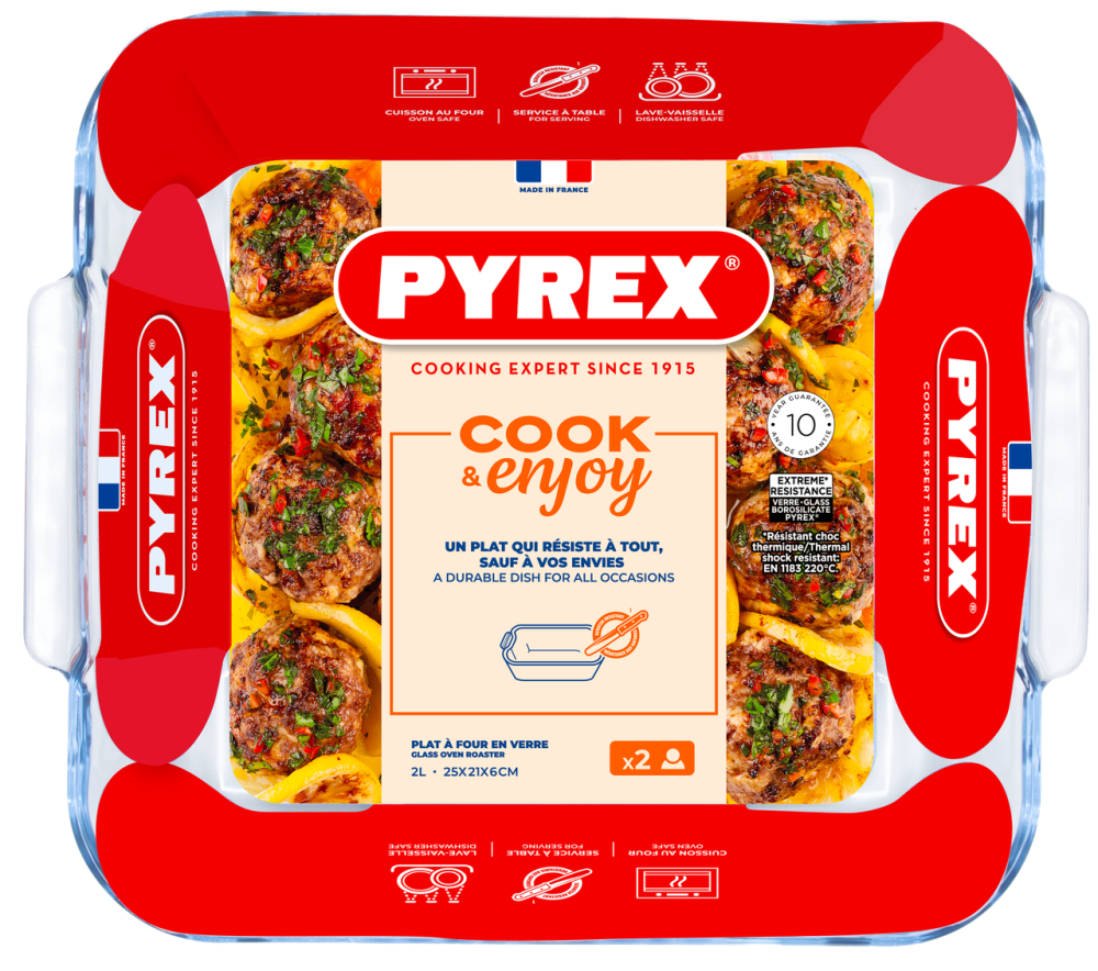 Форма для запекания Pyrex, 25х21х6 см (7092331) Киев - изображение 3