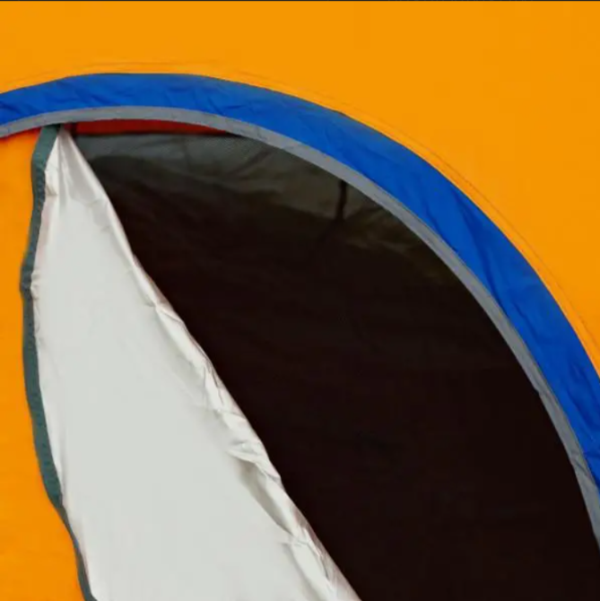 Двухместная туристическая палатка 200×150×110 см, автоматическая, оранжевая, с москитной сеткой Львов - изображение 9