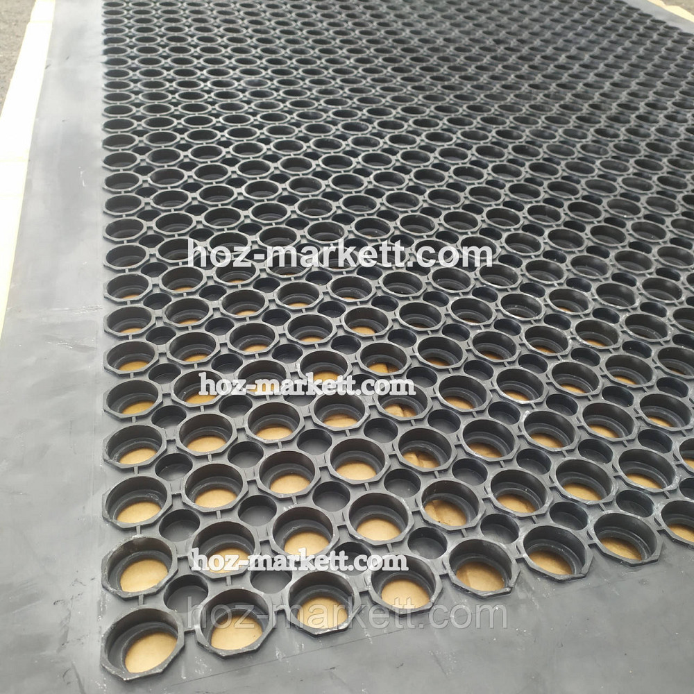 Килимок 150 см х 92 см х 1.2 см гумовий Скандинавія з отворами, гумове покриття Ковер 1500 х 916 Харків - фото 8