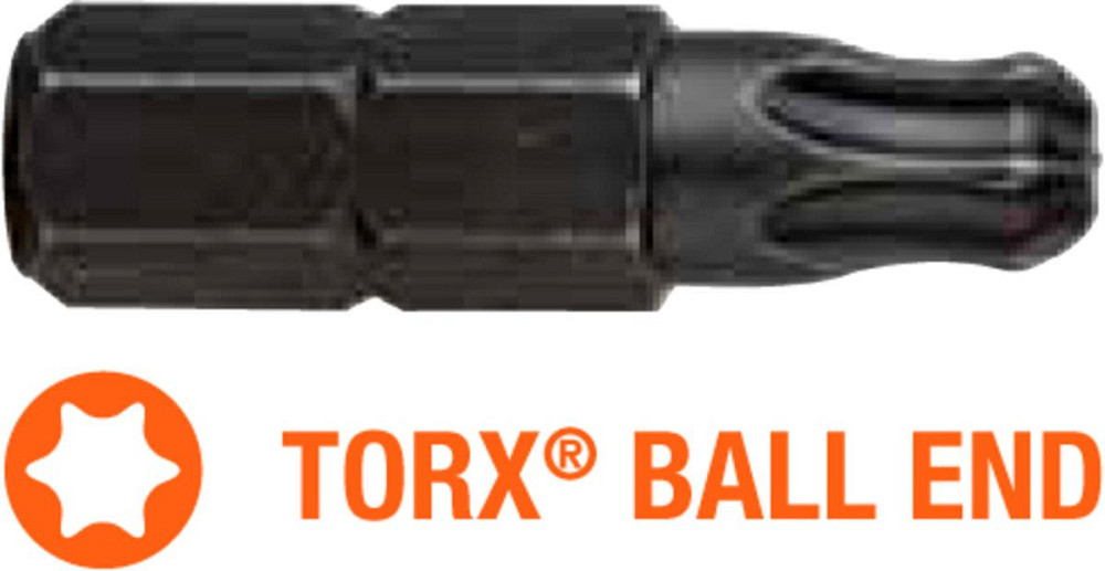 Насадка викруткова USH Industry BallEND TORX T10K x 25 мм Уп. 5 шт. Одесса - изображение 1