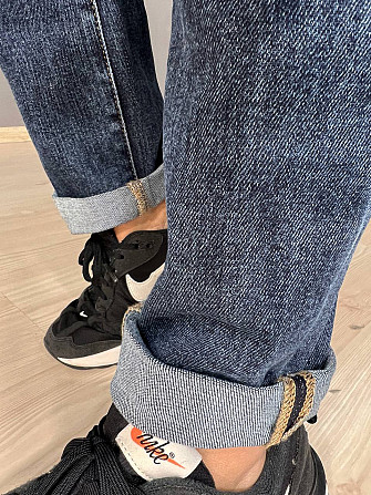 Джинсы женские Vanver 8003-8026 MOM jeans с резинкой на талии увеличенные размеры стрейчевые высокая Одесса - изображение 4