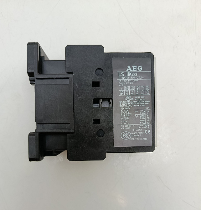 Контактор AEG LS 11K.00 (Артикул 143515) — 220-230V, 1 шт Луцк - изображение 2