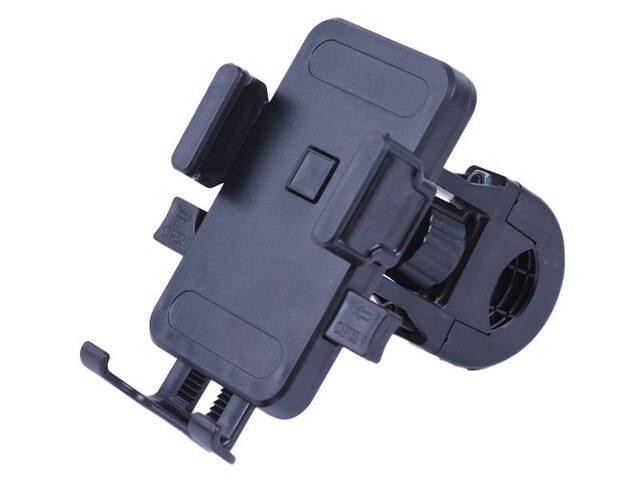 Держатель телефона HFCM-03 (крепление на руль), пластик, черный Мукачево - изображение 2