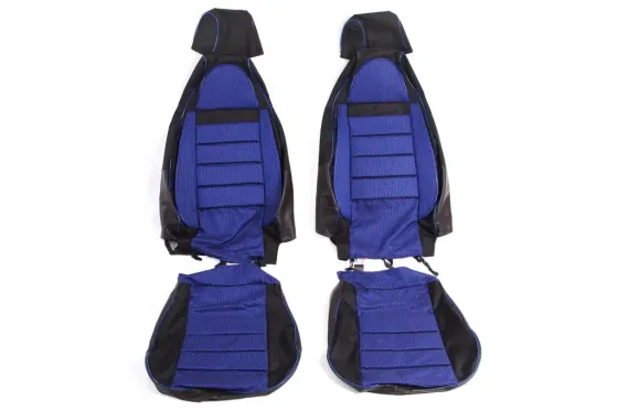 Чехли на сідчиці Lanos Avto-fortuna Пілот з паралоном сині Вінниця