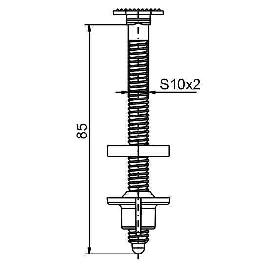 Кріплення OPTIMUM до кришки унітаза SPACE OPTI 0807 Київ