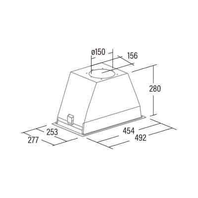 Вытяжка кухонная Cata GL 45 X Винница