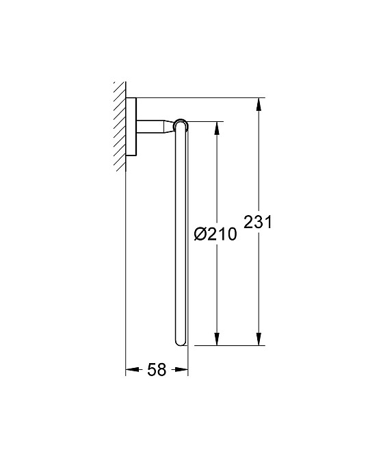 Кольцо для полотенца Grohe Bau Cosmopolitan Neutral (40460001) Киев - изображение 5