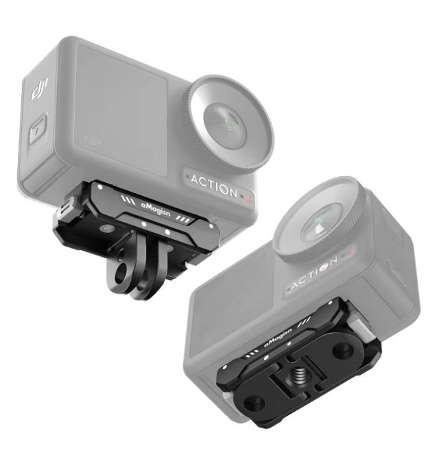 Кріплення швидкознімне DJI Action 5/Pro/4/3/Osmo 360 алюмінієве aMagisn AA09 Київ - фото 2