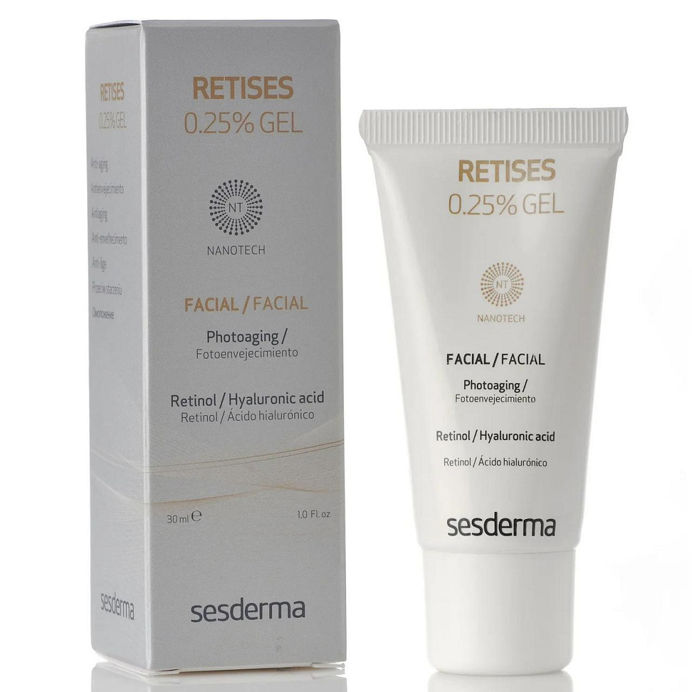 Антивіковий гель з 0,25% ретинолу Sesderma Retises Nano 0,25% Gel 30 мл Дніпро - фото 1