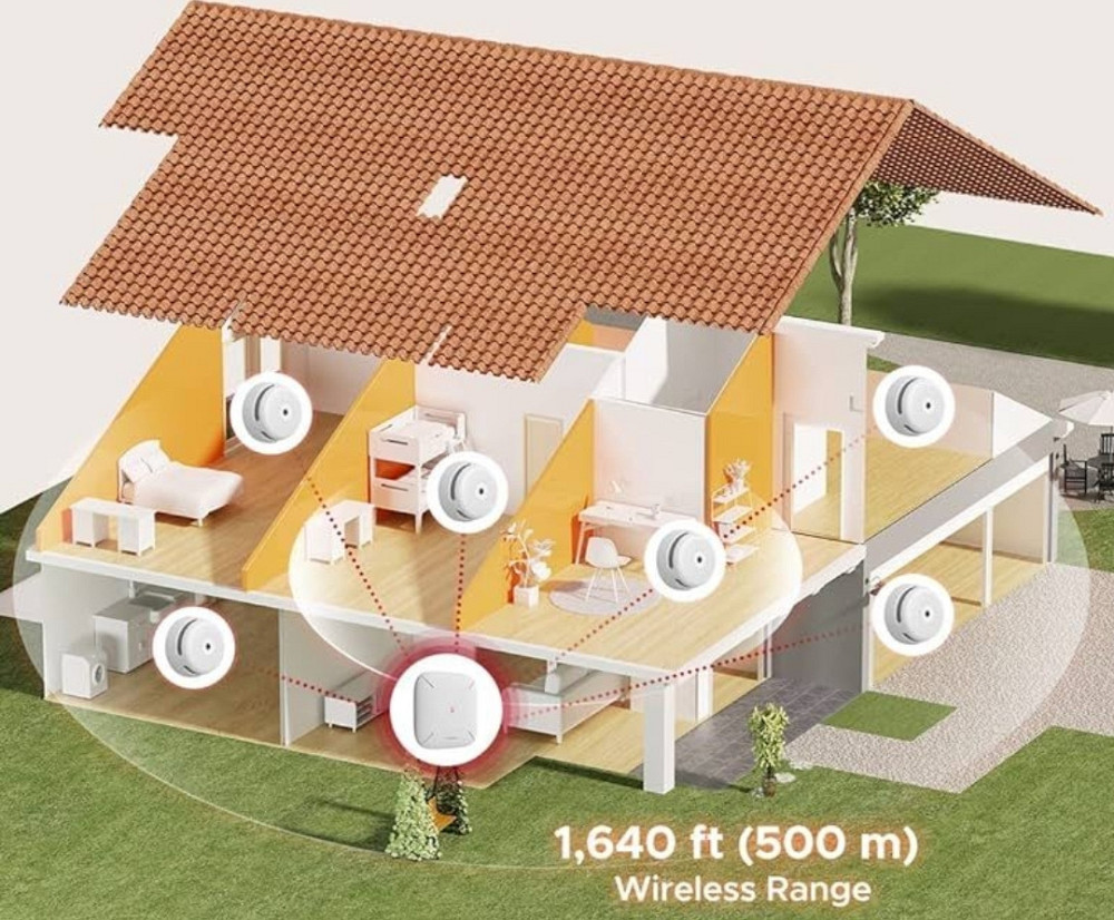 Сигналізація диму X-Sense Wi-Fi XS01-M, FS61 Харків - фото 1