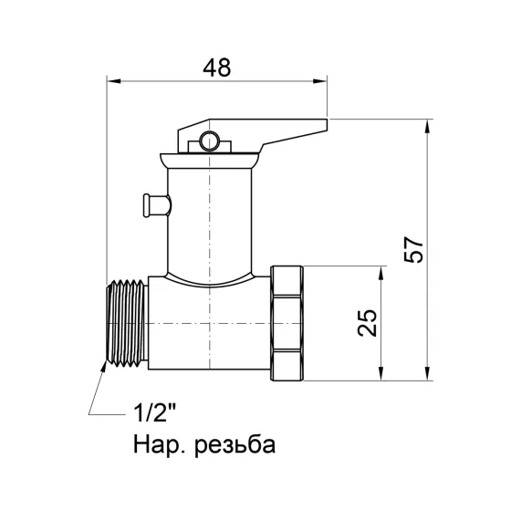 Зворотний клапан Thermo Alliance Standart 1/2" SD24315R Київ