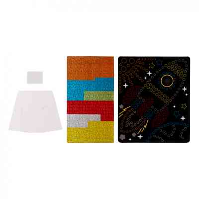 Набор для творчества 1 вересня Ракета Аппликация с 3D голографическими стикерами (954570) Винница