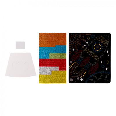 Набор для творчества 1 вересня Ракета Аппликация с 3D голографическими стикерами (954570) Винница - изображение 2