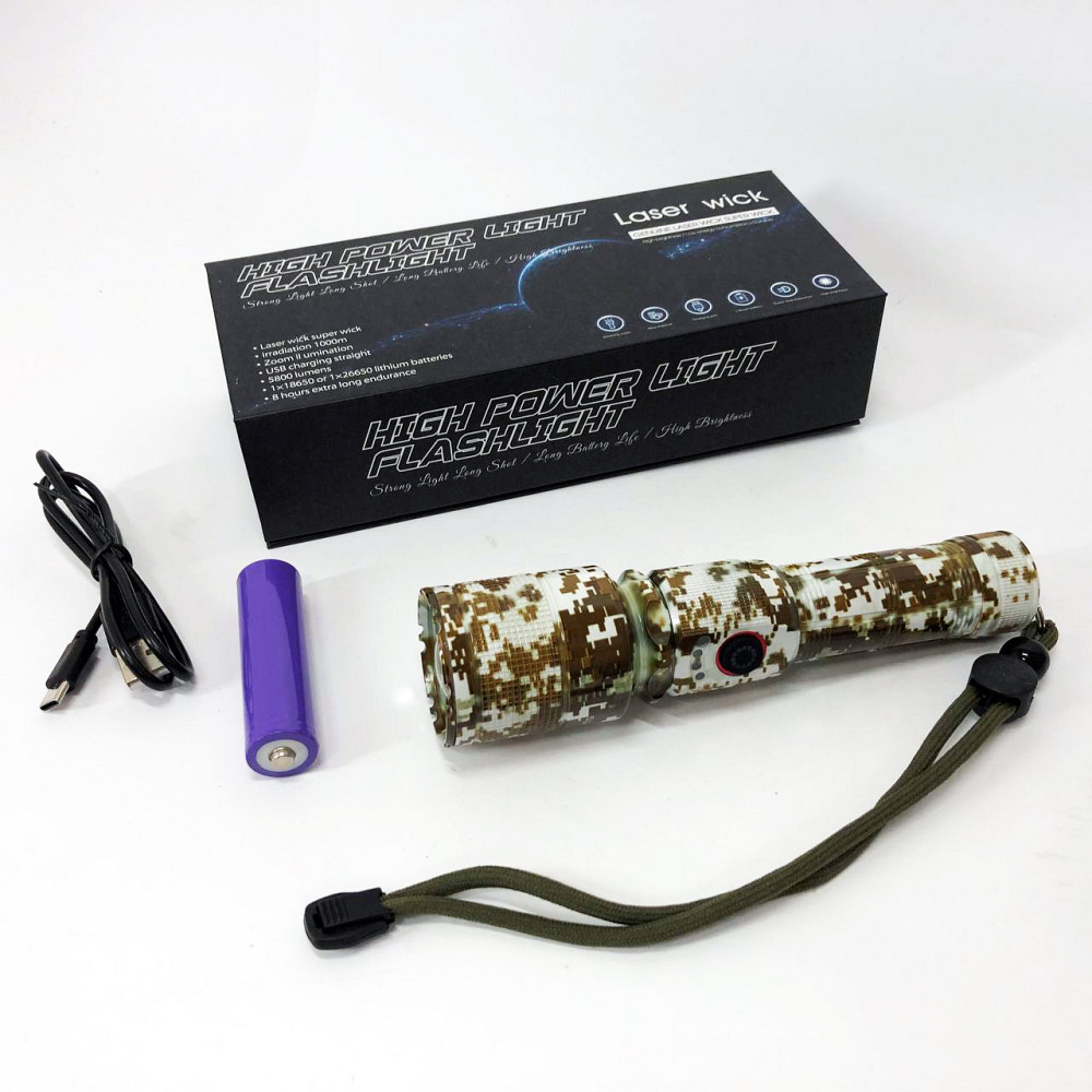 Потужний ліхтар для дому топ-ліхтарик PLD-AK132M, Світлодіодний ліхтар із тривалим часом світіння XY-59 Львів - фото 9