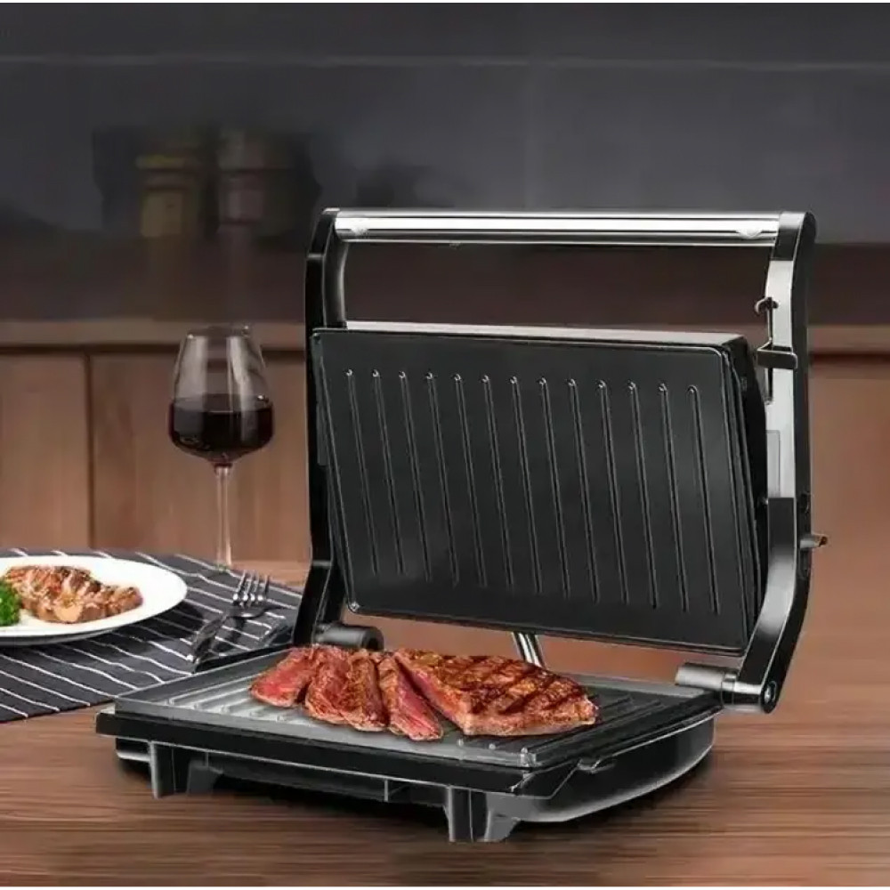 Прижимной гриль электрический 2000Вт, BITEK BT-2685 / Электрогриль / Контактный гриль / Домашний гриль Киев - изображение 3