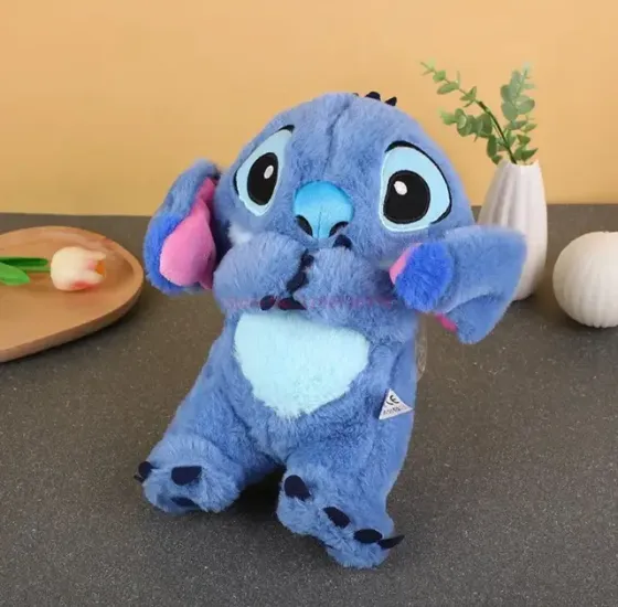 Мягкая игрушка Стич (Stich) из мультфильма Лило и Стич, дышит, светится, колыбельная Коломыя
