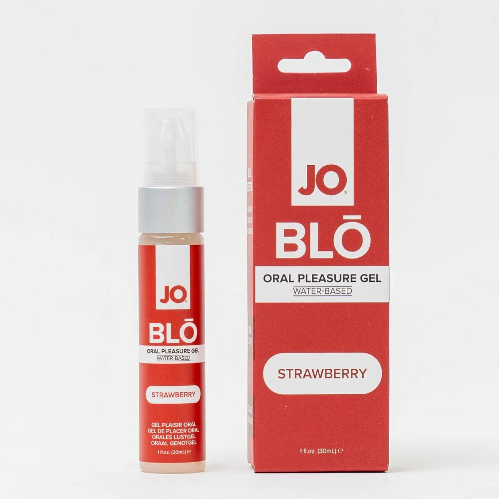 Гель для оральних пестощів JO - BLO - Strawberry 30 мл Sex Aura Київ - фото 3