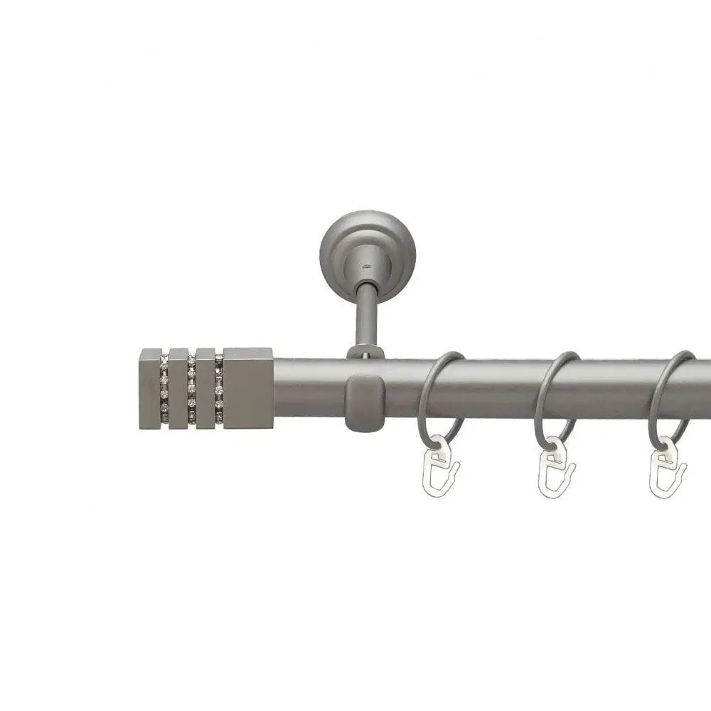 Карниз Orvit Ацтека металевий однорядний відкритий Сатин 25 мм 300 см (00-00010209) Львів - фото 1