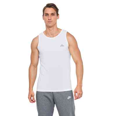 Майка Kappa Canotta Spalla Larga K1325 Bianco білий XXL (8052394816424) Вінниця