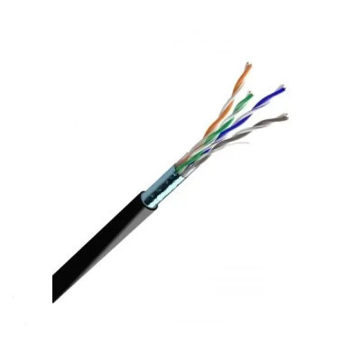 Кабель мережевий ЗЗКМ FTP cat.5e 305м 4х2х24AWG Cu PE(зовнішній) (7091002) Вінниця - фото 1