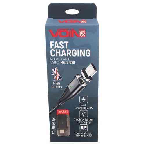 Кабель магнітний USB VL-6101М Micro USB 3A 1м Харків