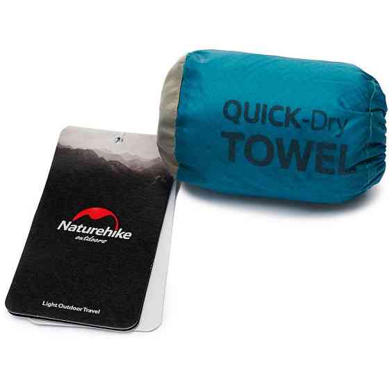 Рушник Naturehike MJ01 Ultralight NH19Y001-J, 80 см х 40 см, смарагдовий Київ