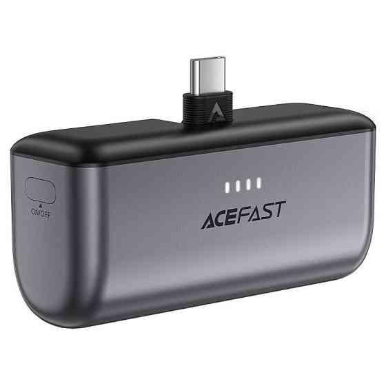 Зовнішній акумулятор ACEFAST M9-5000 PD20W capsule power bank Black Киев