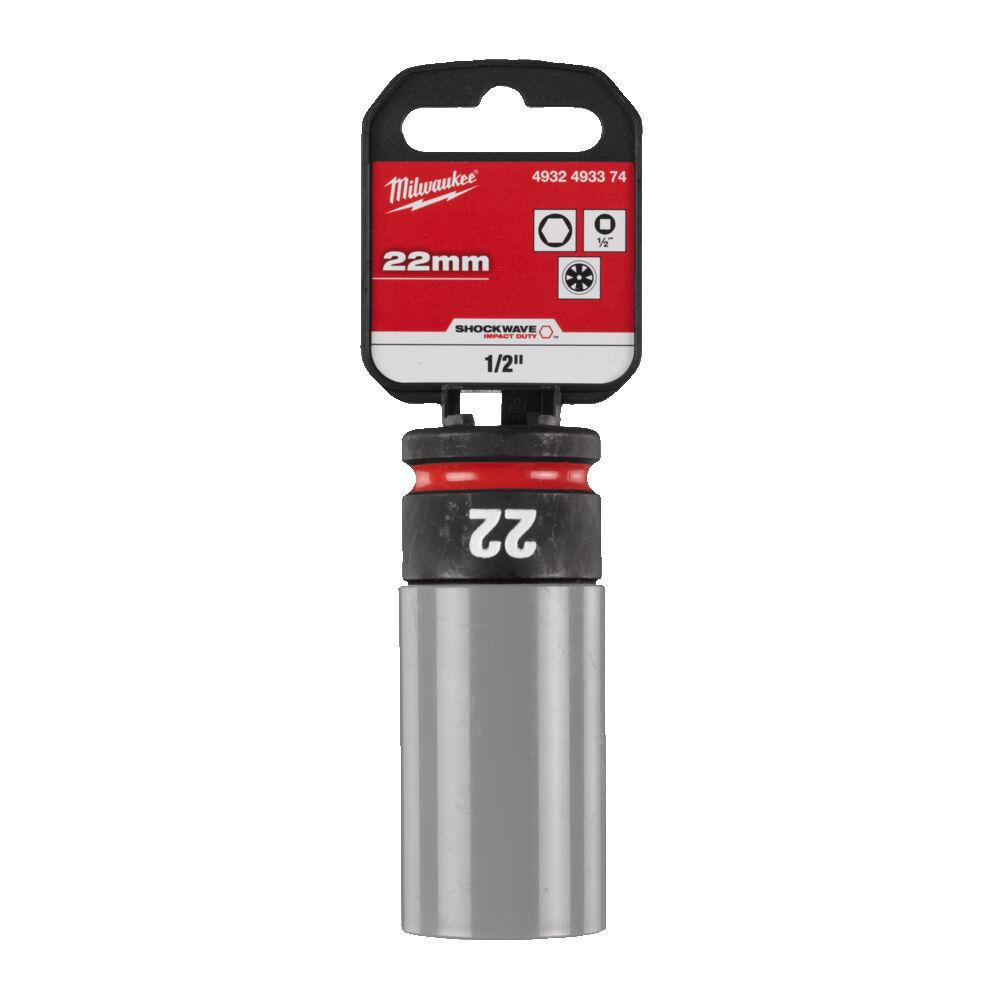 Головка ударна довга 1/2 дюйма 22мм (пластик) AUTO MILWAUKEE Одесса - изображение 1