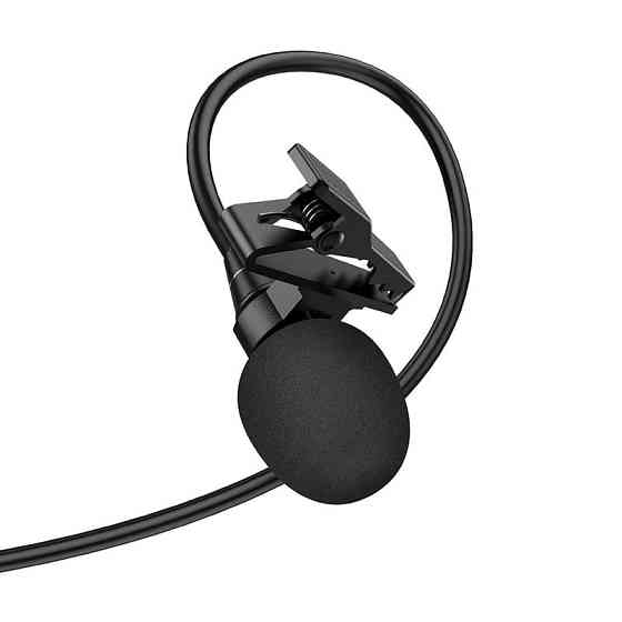 Мікрофон петличний HOCO Type-C Lavalier microphone L14, 2 м, чорний Вінниця