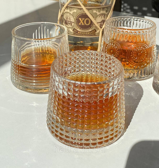 Набір склянок OLens "Артур" 170 мл 6 шт 7х7,5 см товсте скло для дому та ресторанів 102-307 Київ - фото 6