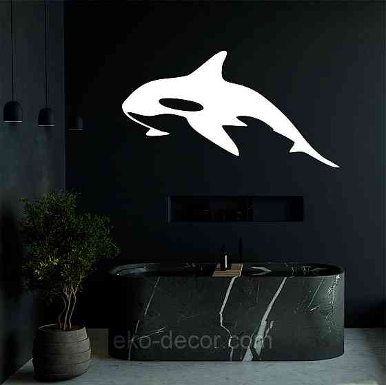 Декоративное настенное Панно «Касатка» Декор на стену 110*48 см, Белый Киев