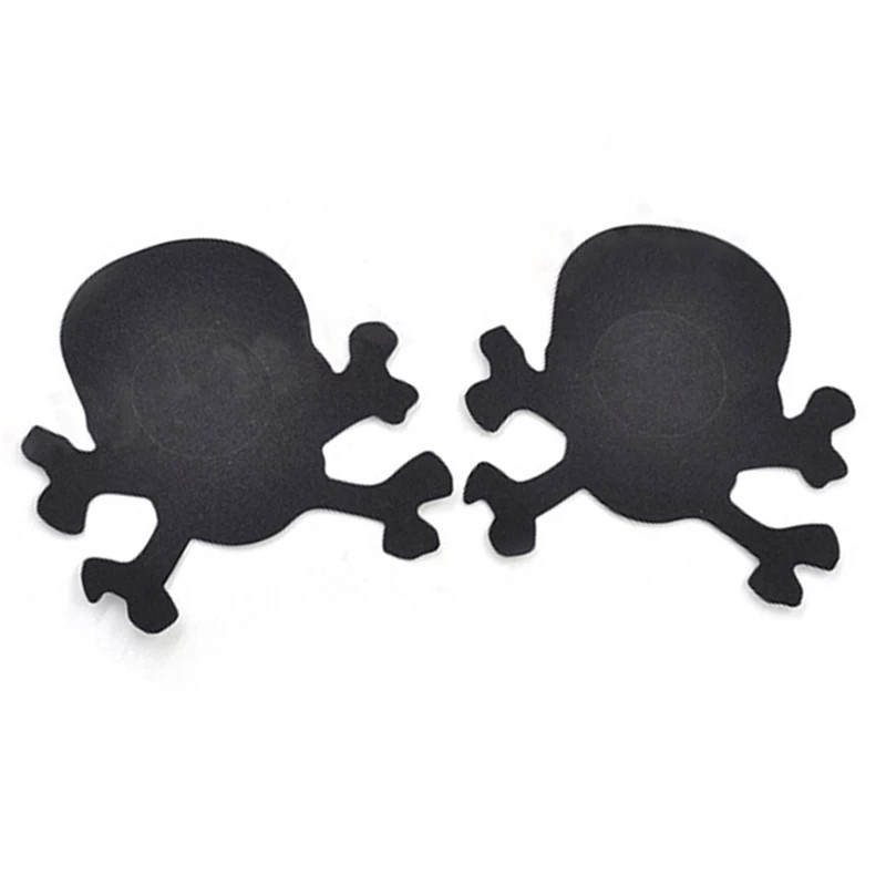 Наклейки на груди Черепа 8 на 8 см чорний Київ - фото 1