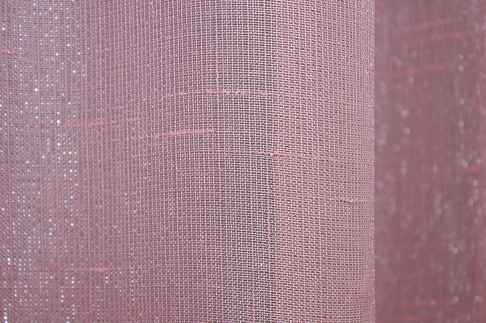 Тюль VR-Textil 1302т Батист с люрексовой нитью Розовый 300х250 см (42-0832) Киев - изображение 6