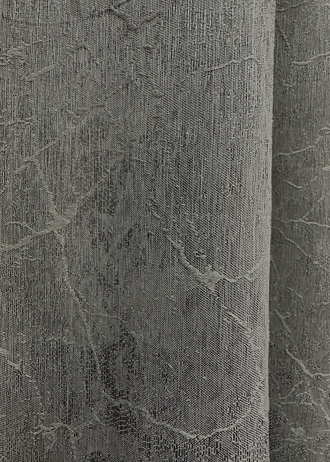 Комплект коротких штор VR-Textil Жакард Viva Marmo № 1788ш Сірий 130х170 см 2 шт (35-0375) Київ - фото 5