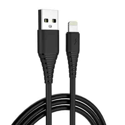 Дата кабель USB 2.0 AM to Lightning 1.0m black ColorWay (CW-CBUL024-BK) Вінниця