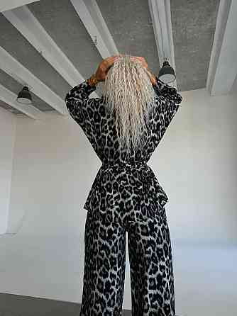 Жіночий стильний повсякденний костюм натуралний штапель Одеса