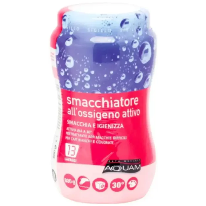 Пятновыводитель AQUAM Smacchiatore Ossigeno Attivo с активным кислородом 800 г Львов - изображение 1