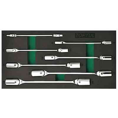 Ключ Toptul шарнирный 6-19мм 7шт. (в ложементе, тип А) (GVA0711) Винница