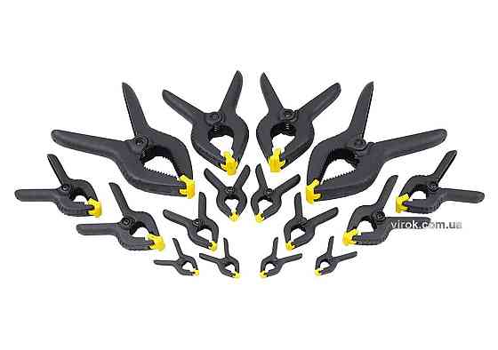 Струбцини ручні "прищіпка" STANLEY 16 шт. Одеса
